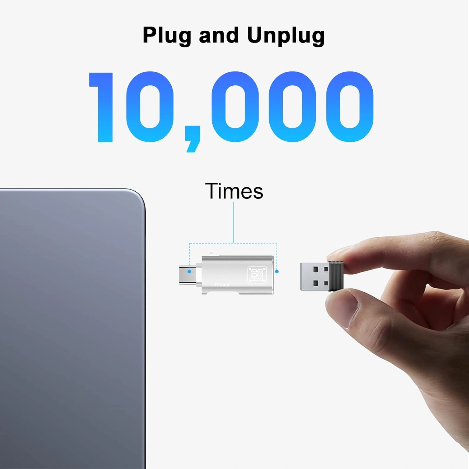 USB To Type-C | SD Card OTG Connector view 4